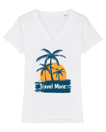 Travel More Amazing Sunset White