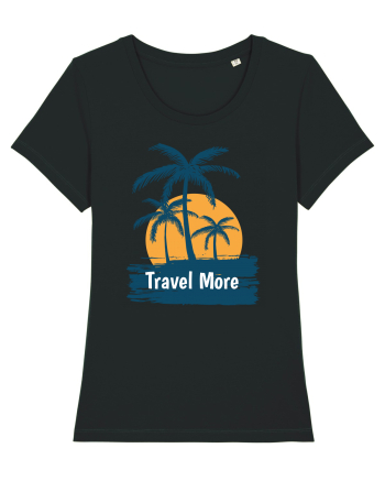 Travel More Amazing Sunset Black