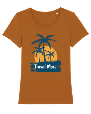 Travel More Amazing Sunset Roasted Orange