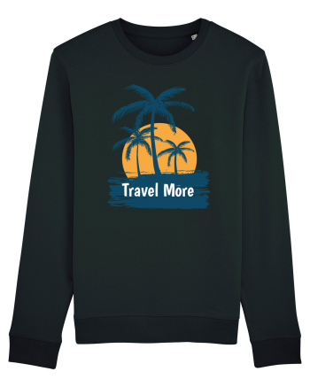 Travel More Amazing Sunset Black