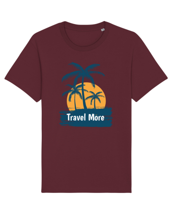 Travel More Amazing Sunset Burgundy
