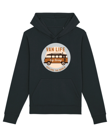 Van Life Explore The World Black