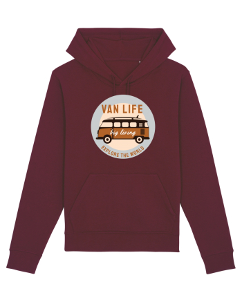Van Life Explore The World Burgundy