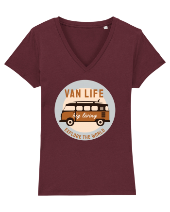 Van Life Explore The World Burgundy