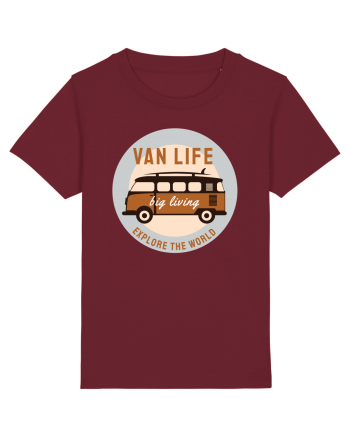 Van Life Explore The World Burgundy