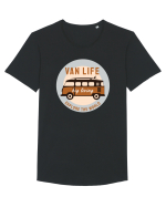 Van Life Explore The World Tricou mânecă scurtă guler larg Bărbat Skater