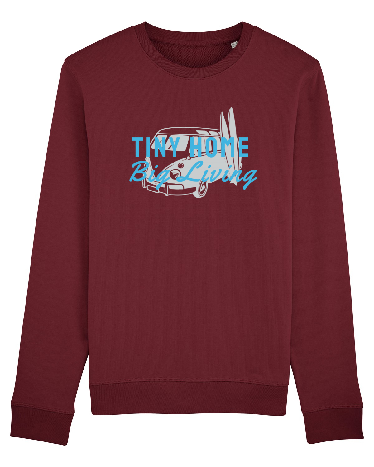 Bluză mânecă lungă Unisex Rise Burgundy