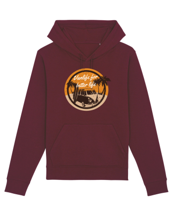 Vanlife For Better Life Burgundy