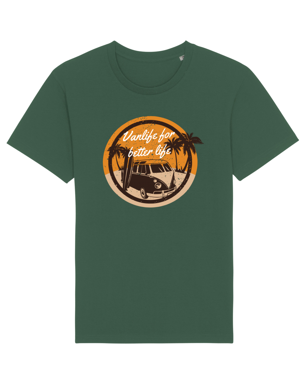 Tricou mânecă scurtă Unisex Rocker Bottle Green