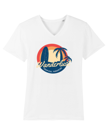 Wanderlust Tropical Paradise White