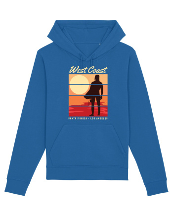 West Coast Santa Monica Beach Royal Blue