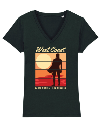 West Coast Santa Monica Beach Black