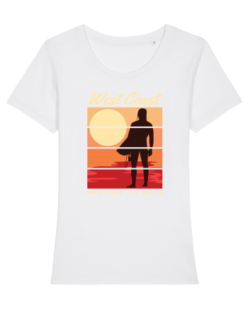 West Coast Santa Monica Beach White