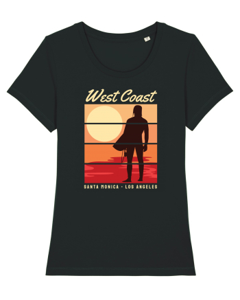 West Coast Santa Monica Beach Black