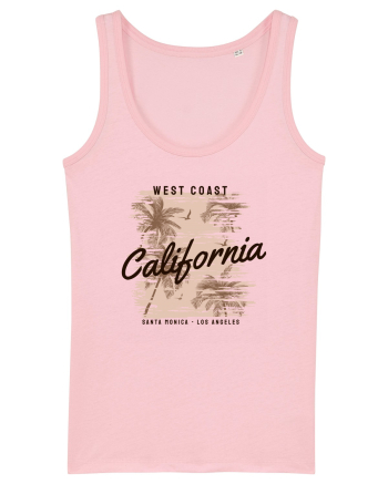 West Coast Santa Monica Los Angeles Cotton Pink