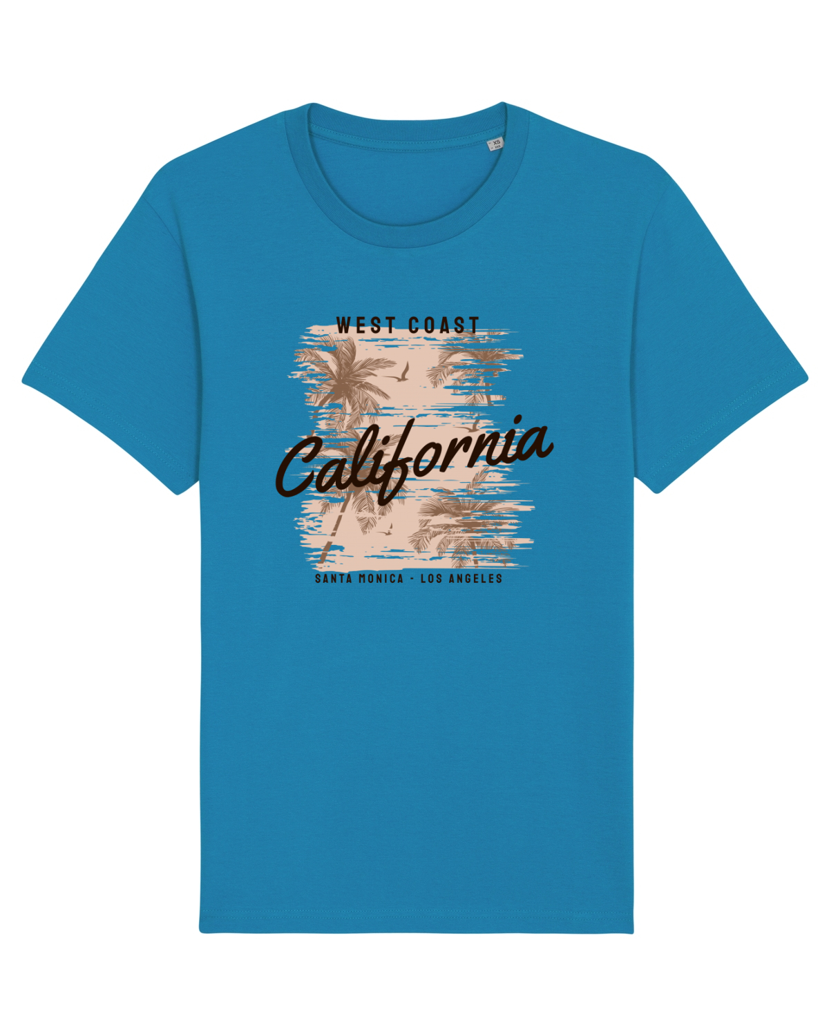 Tricou mânecă scurtă Unisex Rocker Azur