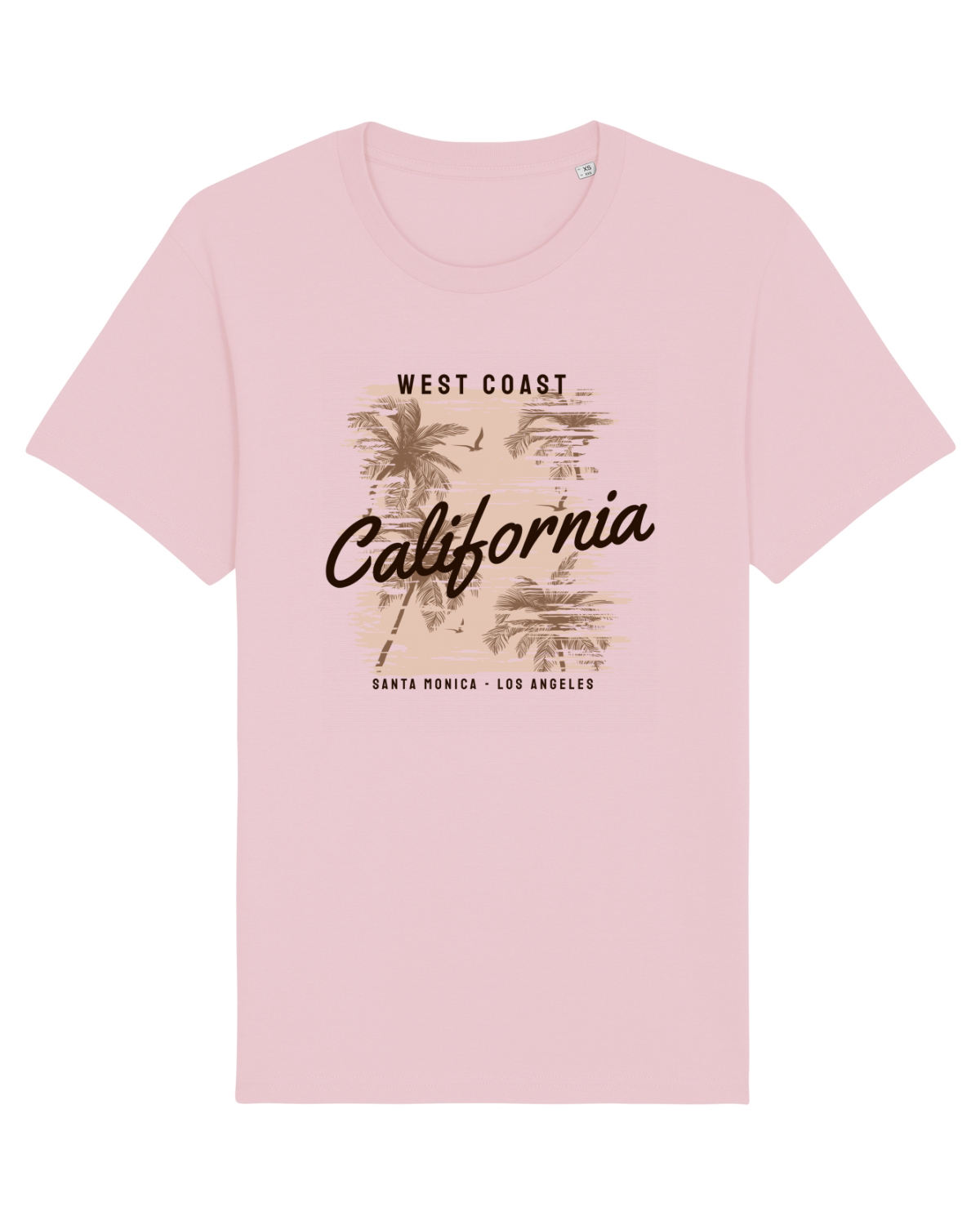 Tricou mânecă scurtă Unisex Rocker Cotton Pink