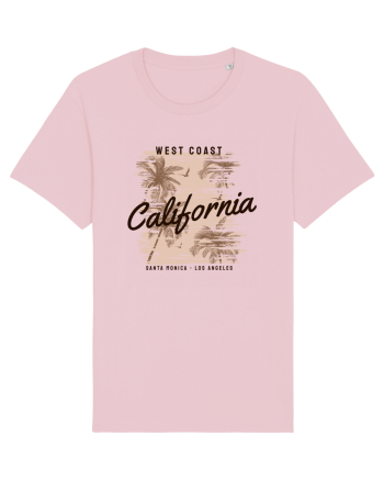 West Coast Santa Monica Los Angeles Cotton Pink