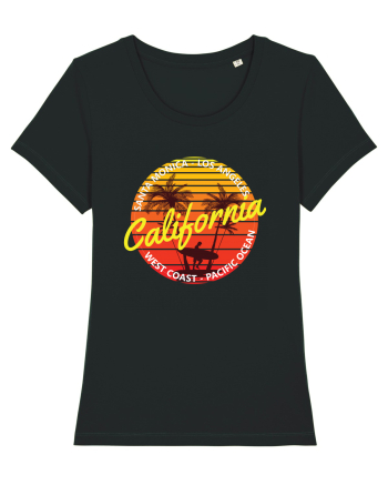 West Coast Santa Monica Surfing Black