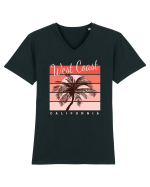 West Coast Sunset California Tricou mânecă scurtă guler V Bărbat Presenter