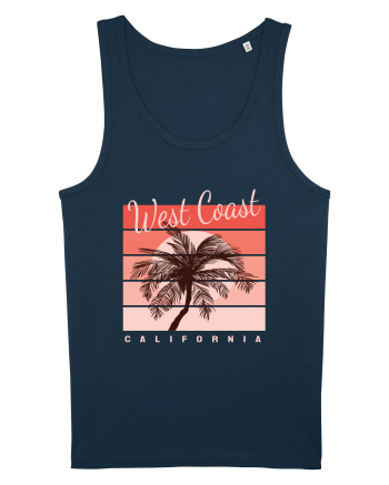 West Coast Sunset California Navy