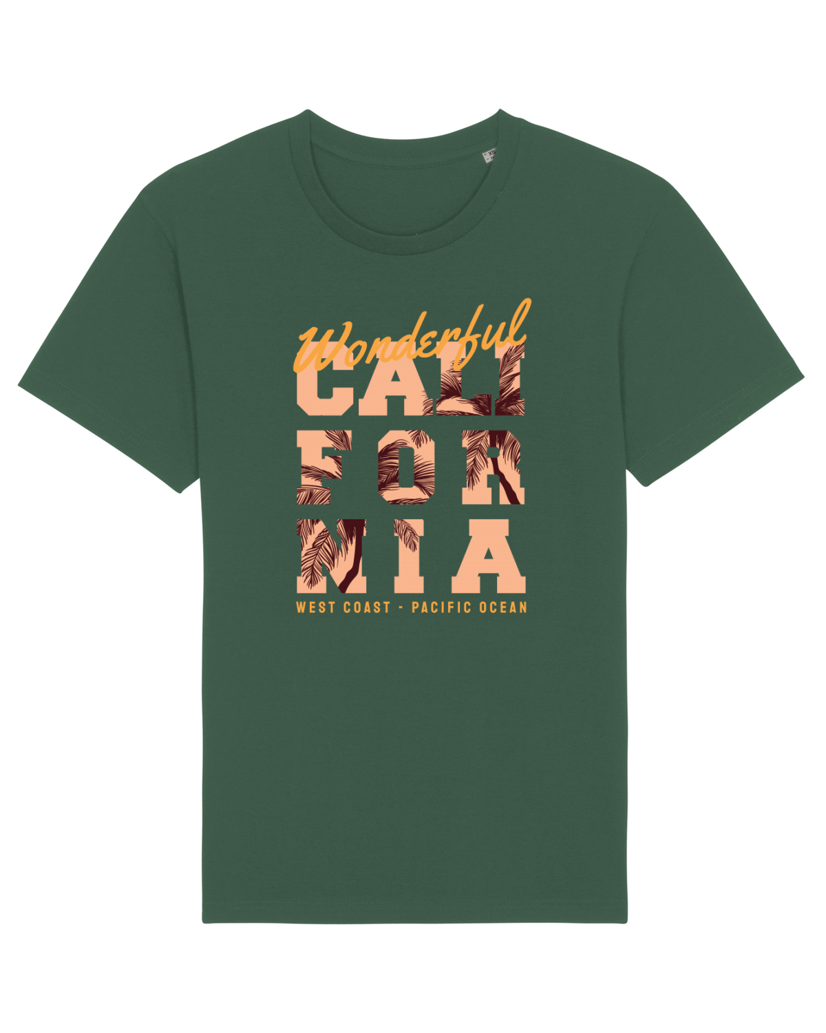 Tricou mânecă scurtă Unisex Rocker Bottle Green