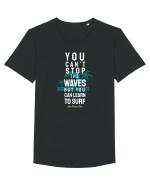 You Can't Stop The Waves Tricou mânecă scurtă guler larg Bărbat Skater
