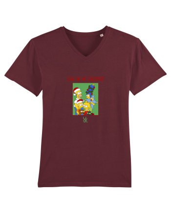 Christmassy Simpsons no. 1 Burgundy