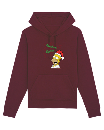 Christmassy Simpsons no. 2 Burgundy