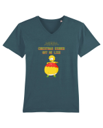 Christmassy Simpsons no. 4 Tricou mânecă scurtă guler V Bărbat Presenter