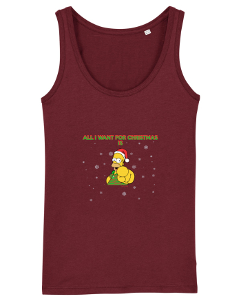 Christmassy Simpsons no. 5 Burgundy