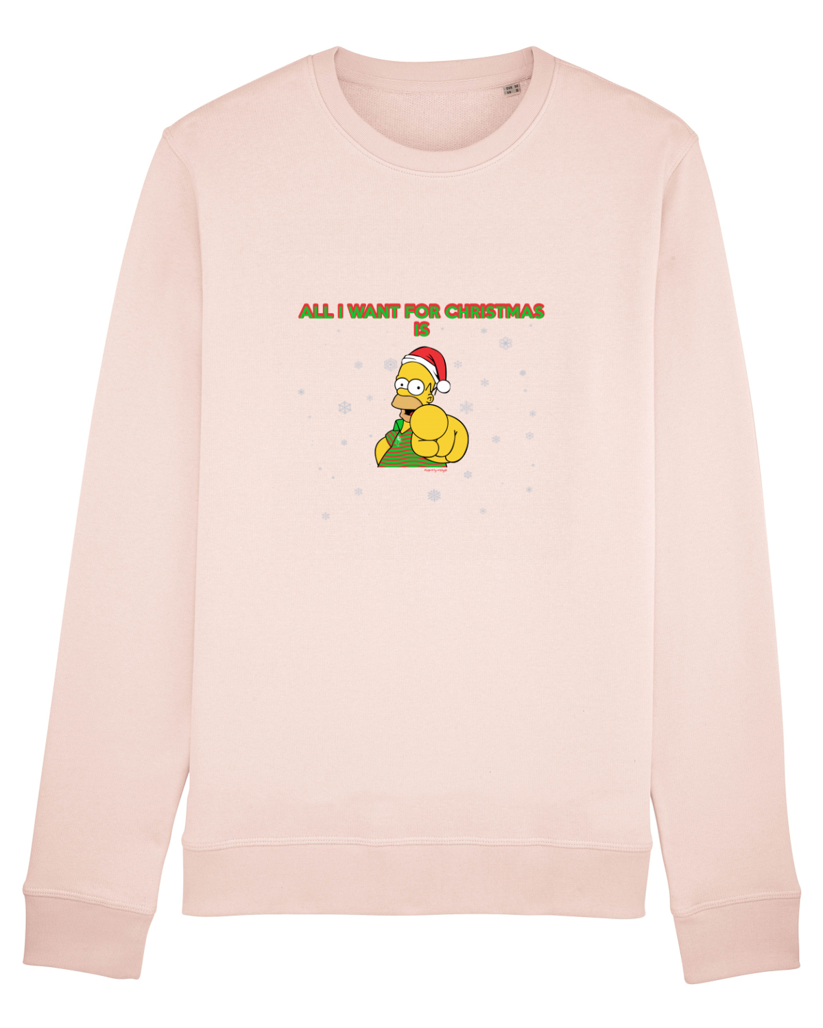 Bluză mânecă lungă Unisex Rise Candy Pink