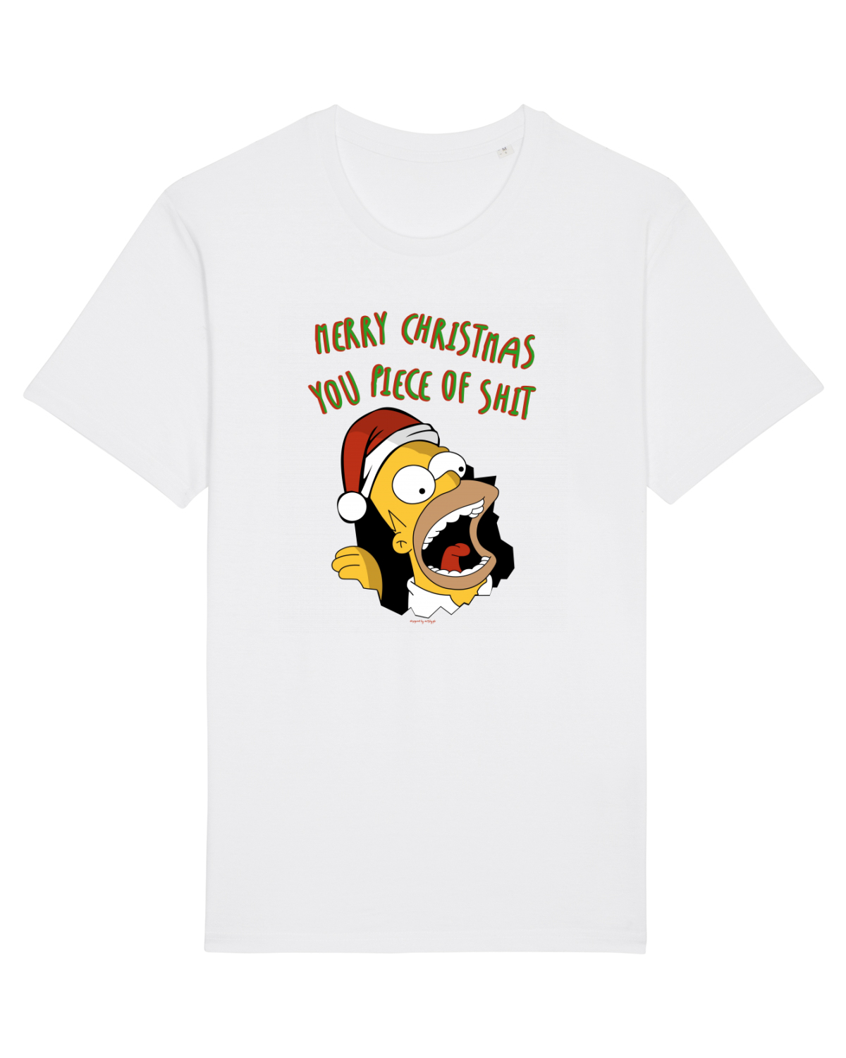 Tricou mânecă scurtă Unisex Rocker White