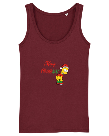 Christmassy Simpsons no. 7 Burgundy