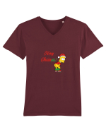 Christmassy Simpsons no. 7 Tricou mânecă scurtă guler V Bărbat Presenter