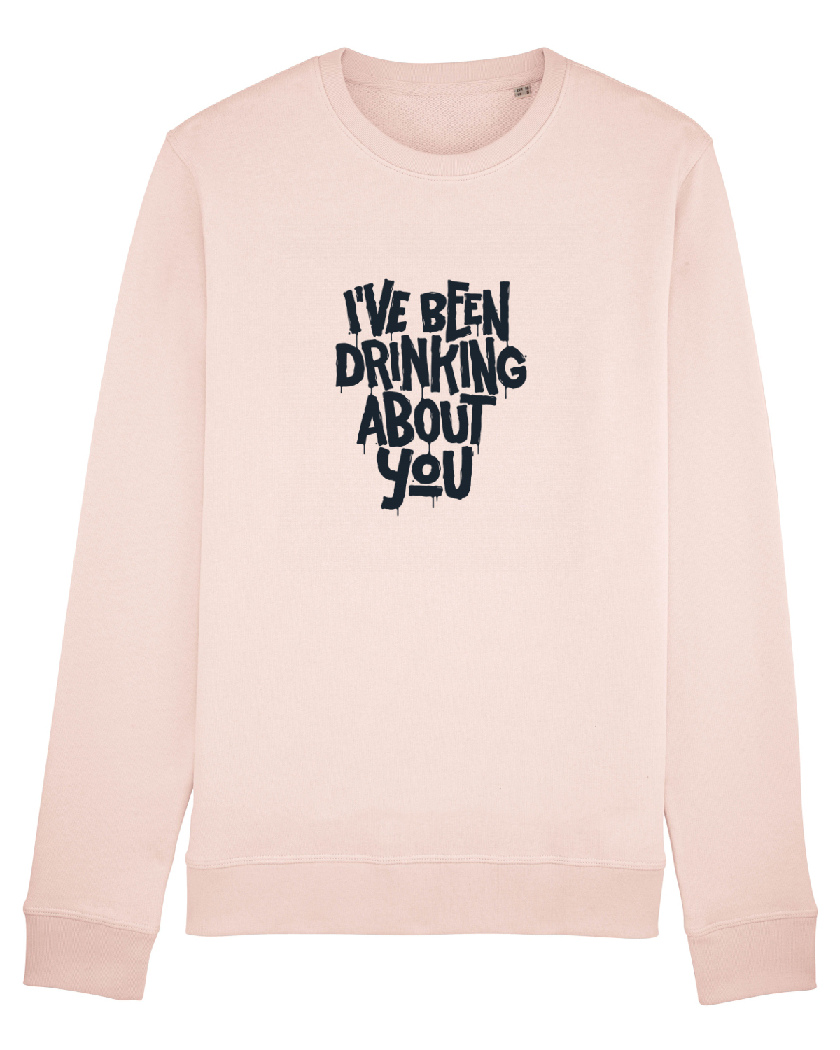 Bluză mânecă lungă Unisex Rise Candy Pink