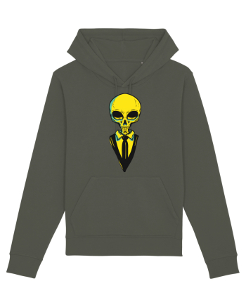elegant alien skull yellow Khaki