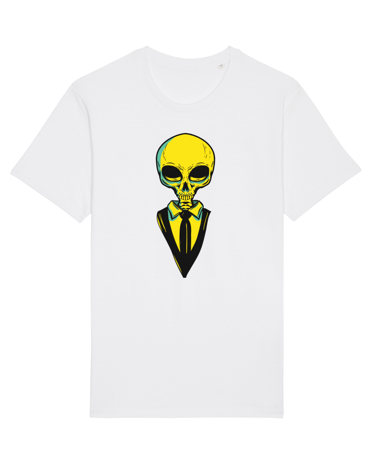 Tricou mânecă scurtă Unisex Rocker White