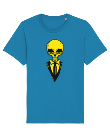 elegant alien skull yellow Azur