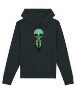 elegant alien skull blue Hanorac Unisex Drummer