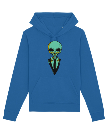 elegant alien skull blue Royal Blue