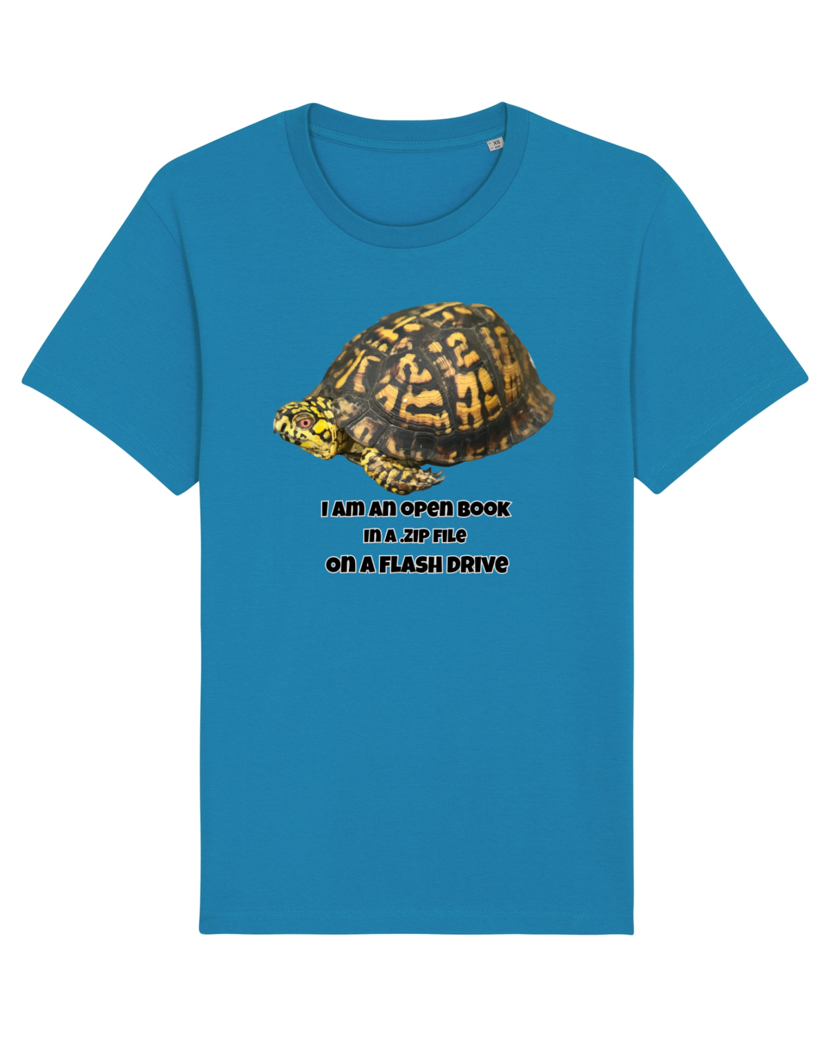 Tricou mânecă scurtă Unisex Rocker Azur