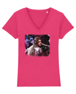 Kurt Cobain  Tricou mânecă scurtă guler V Damă Evoker