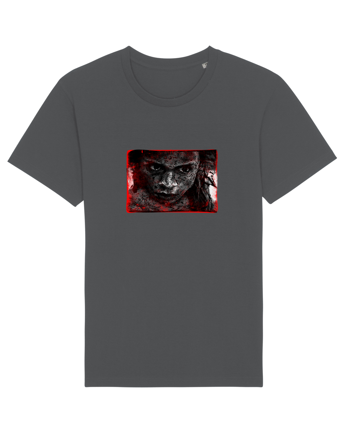 Tricou mânecă scurtă Unisex Rocker Anthracite