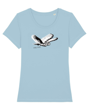 flying owls Sky Blue