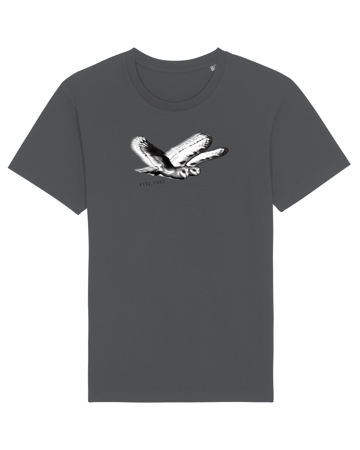 Tricou mânecă scurtă Unisex Rocker Anthracite