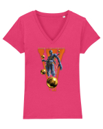 VII The Chariot Tricou mânecă scurtă guler V Damă Evoker