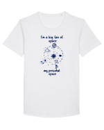 spatiu personal Tricou mânecă scurtă guler larg Bărbat Skater