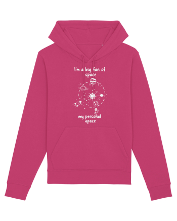 I'm a Big Fan of Space – Funny Space & Introvert T-Shirt Raspberry