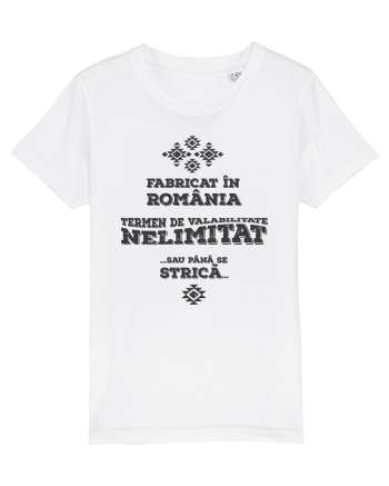 fabricat in Romania White